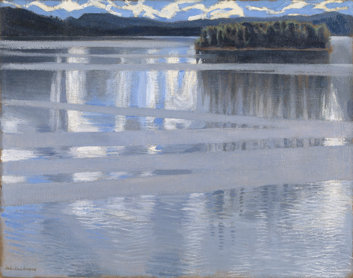Akseli Gallen-Kallela (1865-1931), Le Lac Keitele, 1905. Huile sur toile, 53 x 66 cm. Londres, National Gallery. Photo service de presse. © The National Gallery, London 2022