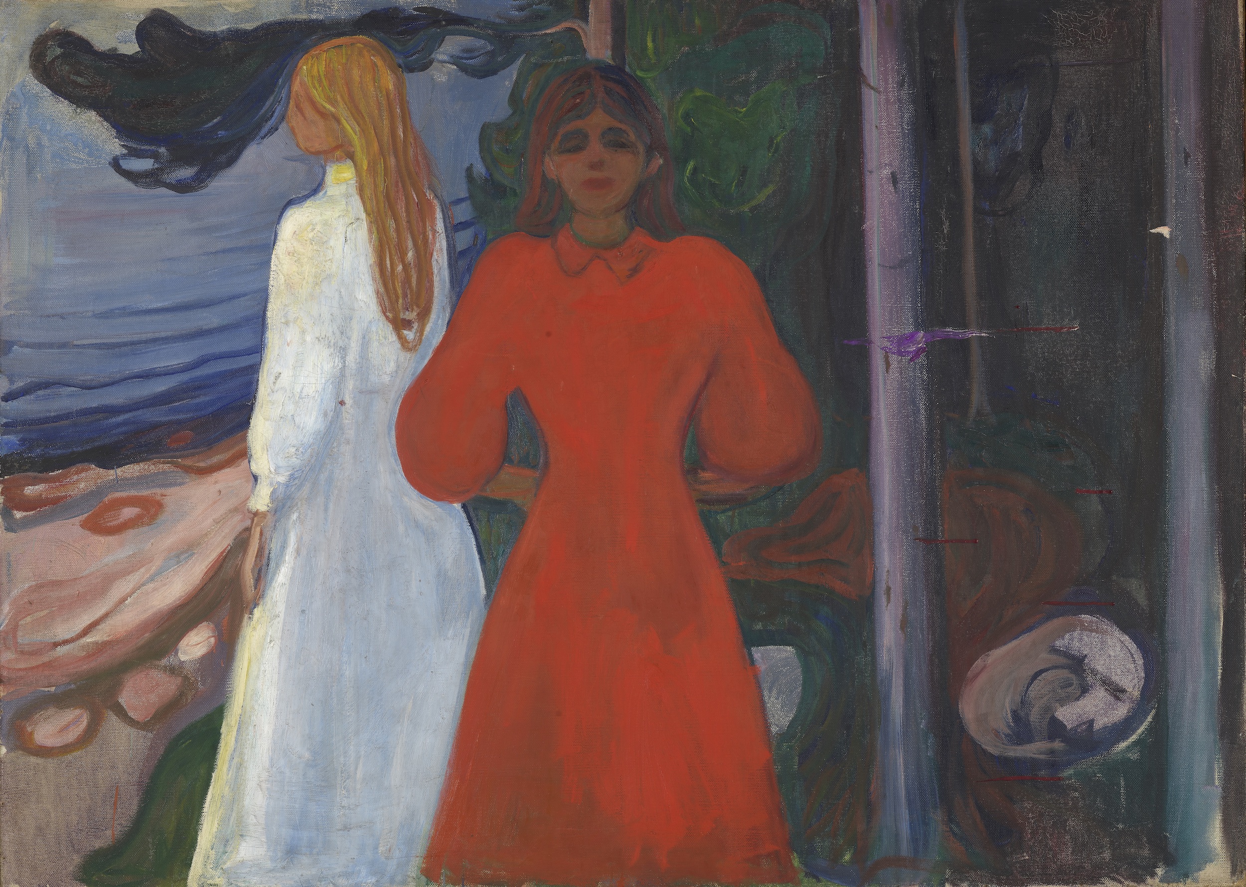 Edvard Munch (1863-1944), Rouge et blanc, 1899-1900. Huile sur toile, 93,5 x 129,5 cm. Oslo, Munchmuseet. Photo service de presse. © Munchmuseet – MM.M.00460