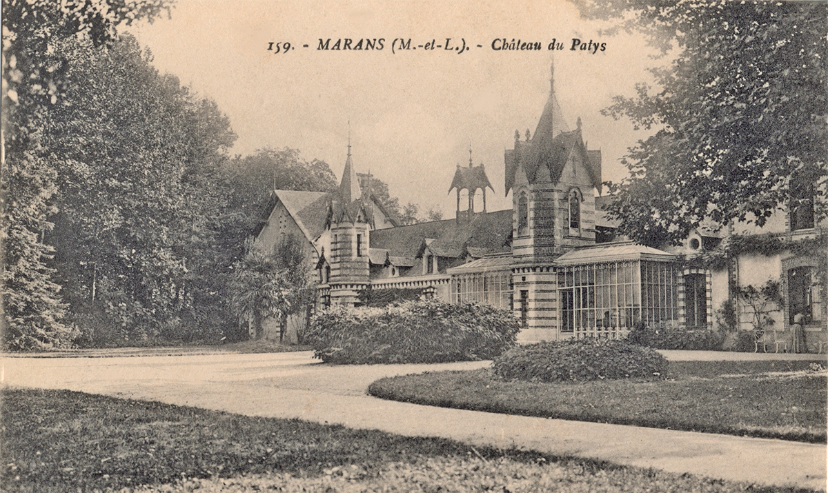 Vue du château du Patys, carte postale ancienne. © Château du Patys