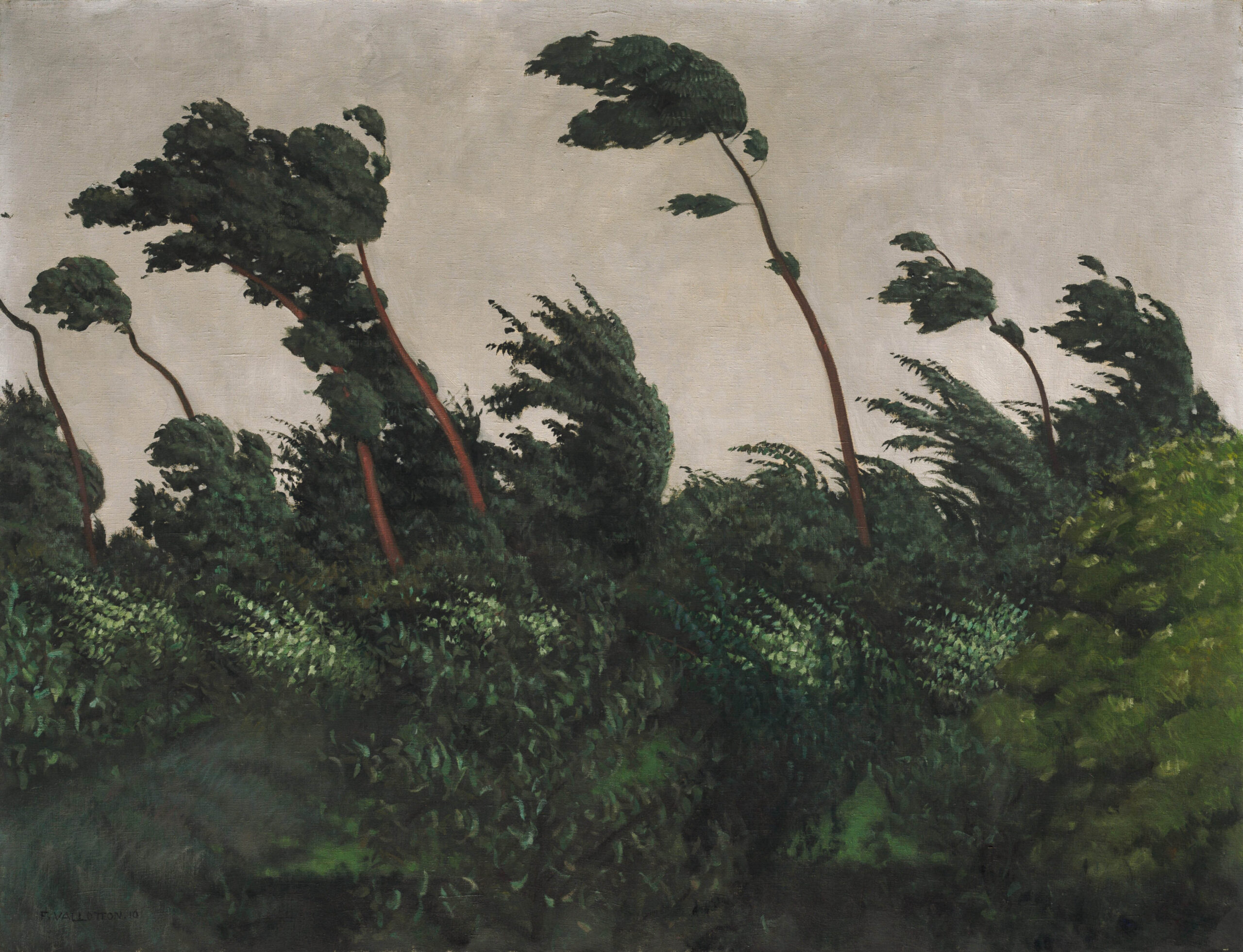 Félix Vallotton (1865-1925), Le Vent, 1910. Huile sur toile, 89,2 x 116,2 cm. Washington, National Gallery of Art. Photo service de presse. © Courtesy National Gallery of Art, Washington
