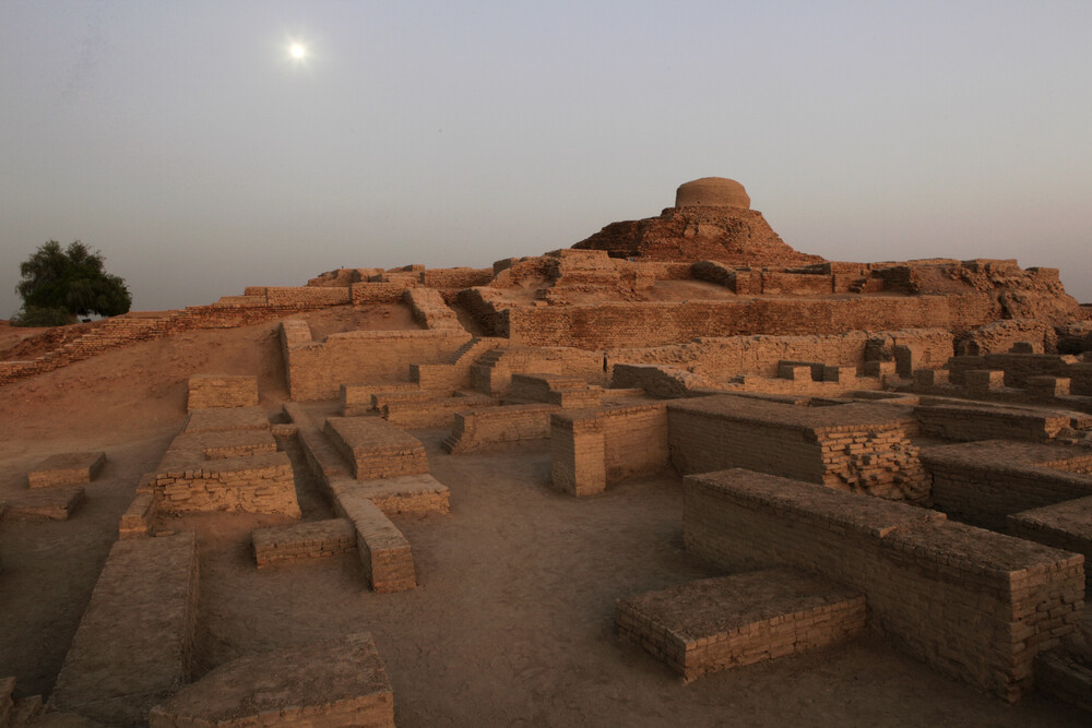 Ruines archéologiques de Mohenjo-daro (Pakistan), 29/09/2009. © CRA-terre / Pascal Maitre