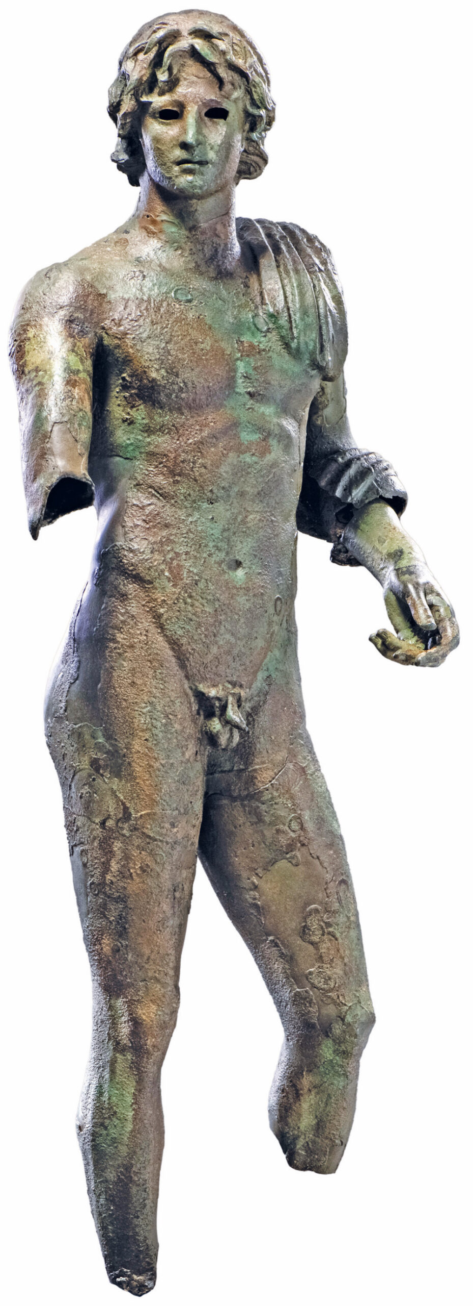 L’Éphèbe d’Agde, seul grand bronze hellénistique mis au jour dans les eaux françaises.