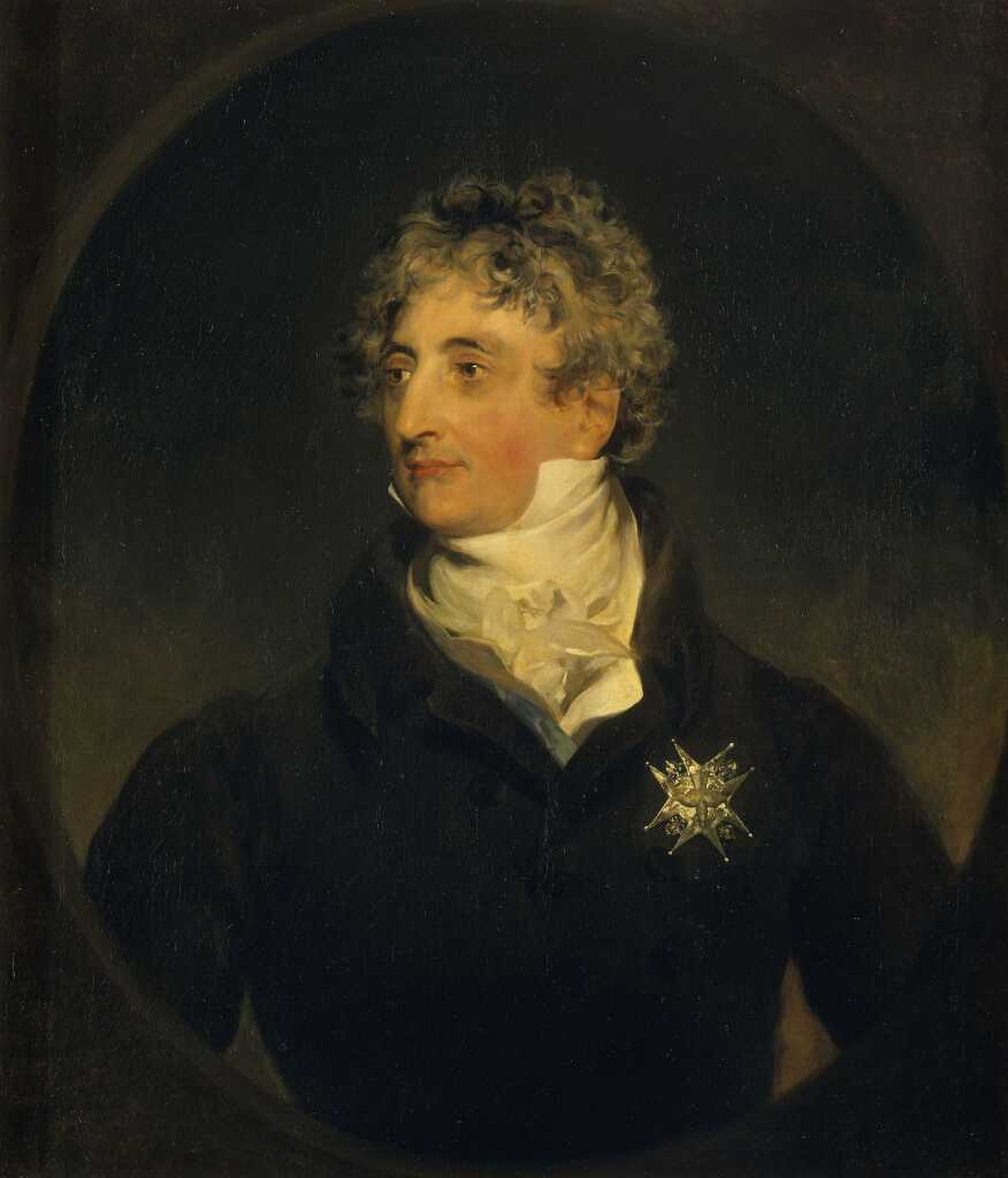 Thomas Lawrence (1769-1830), Armand-Emmanuel du Plessis, duc de Richelieu, 1822. Huile sur toile, 90 x 78 cm. Besançon, musée des Beaux-Arts et d'Archéologie. © DR