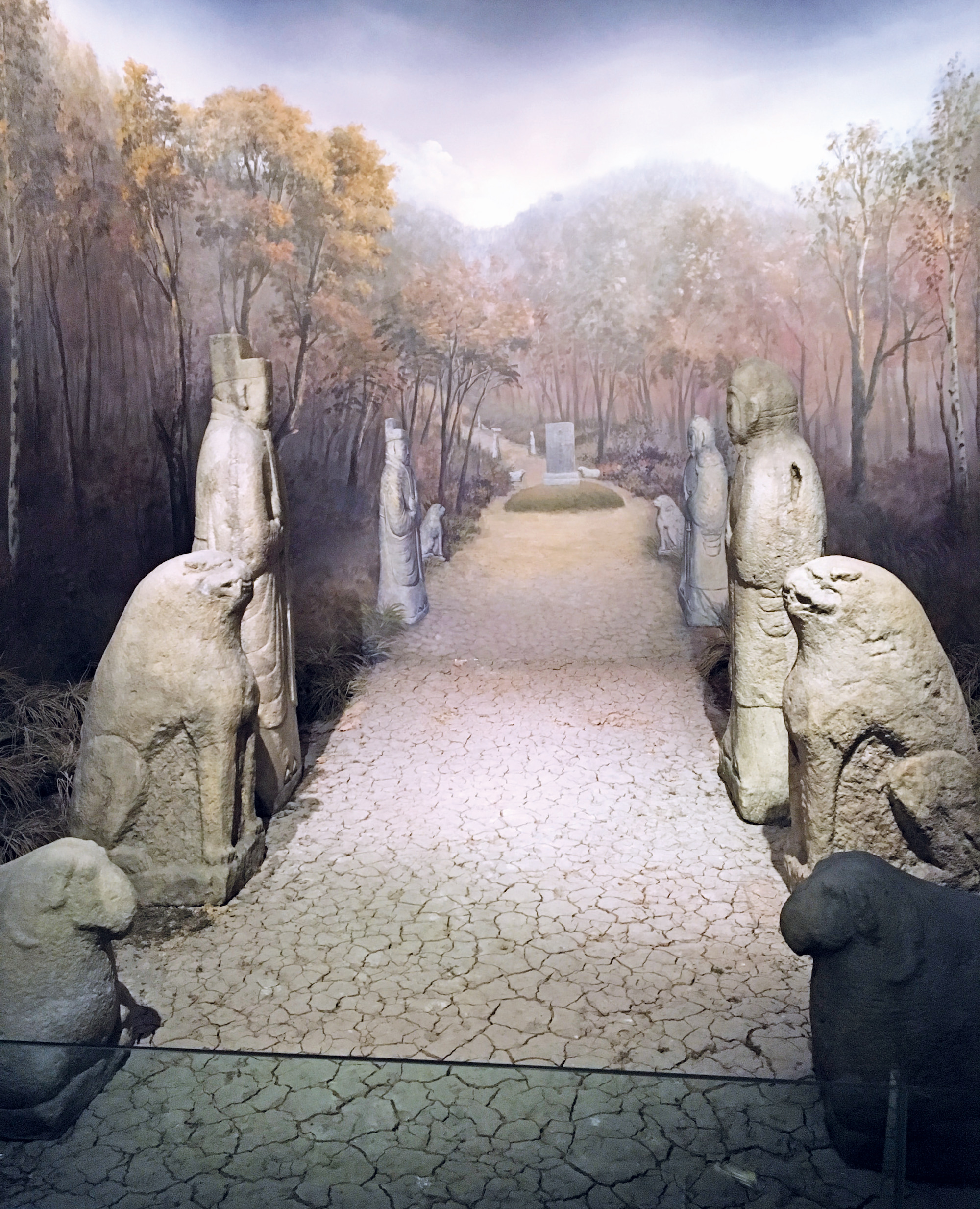 Diaporama d’un shendao au cimetière du clan des Wanyan Xiyin à Shulan, dynastie Jin, XIIe siècle, musée du Jilin. © P. Sebillaud, 2019