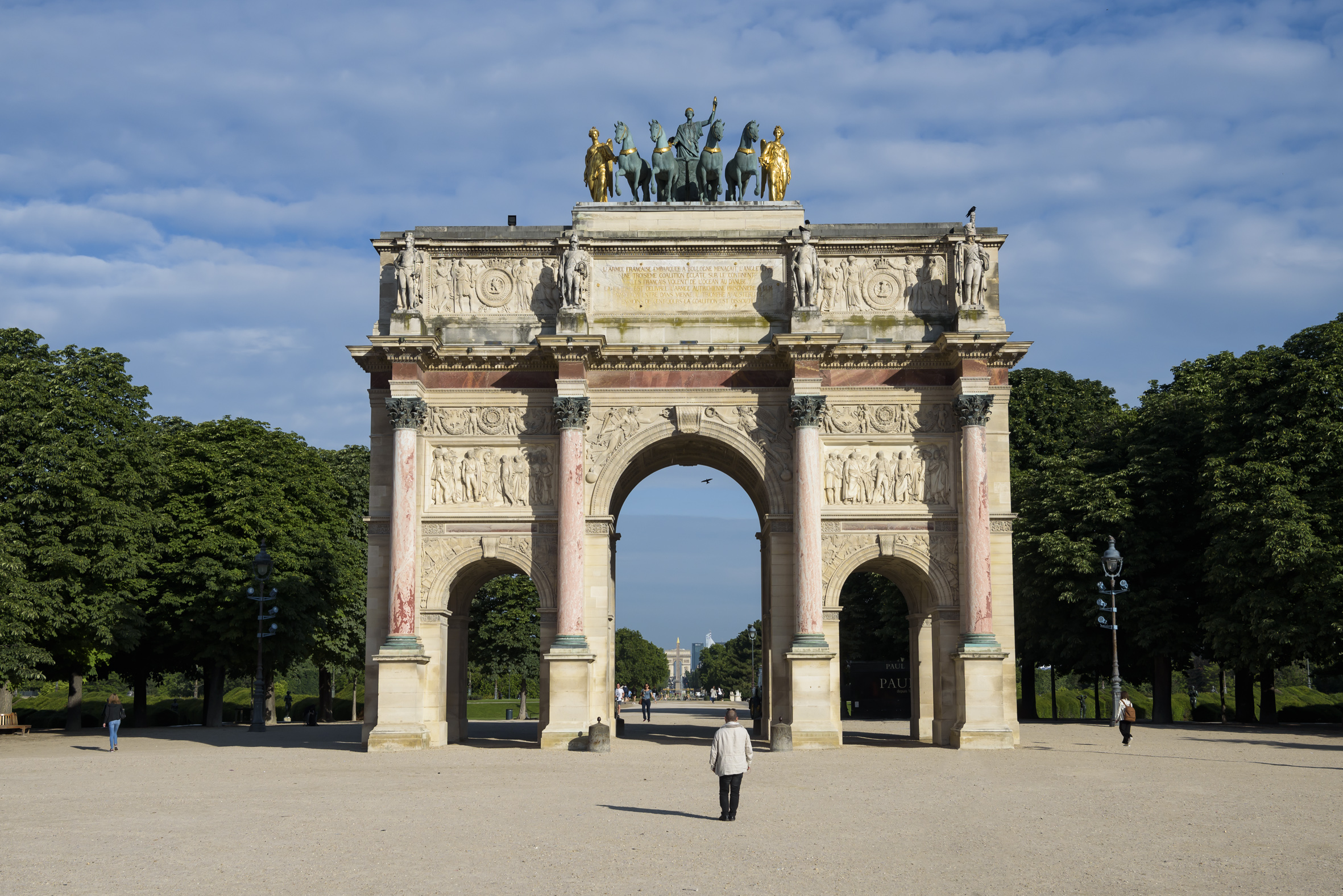 L’arc de triomphe du Carrousel. © 2018, musée du Louvre - Olivier Ouadah
