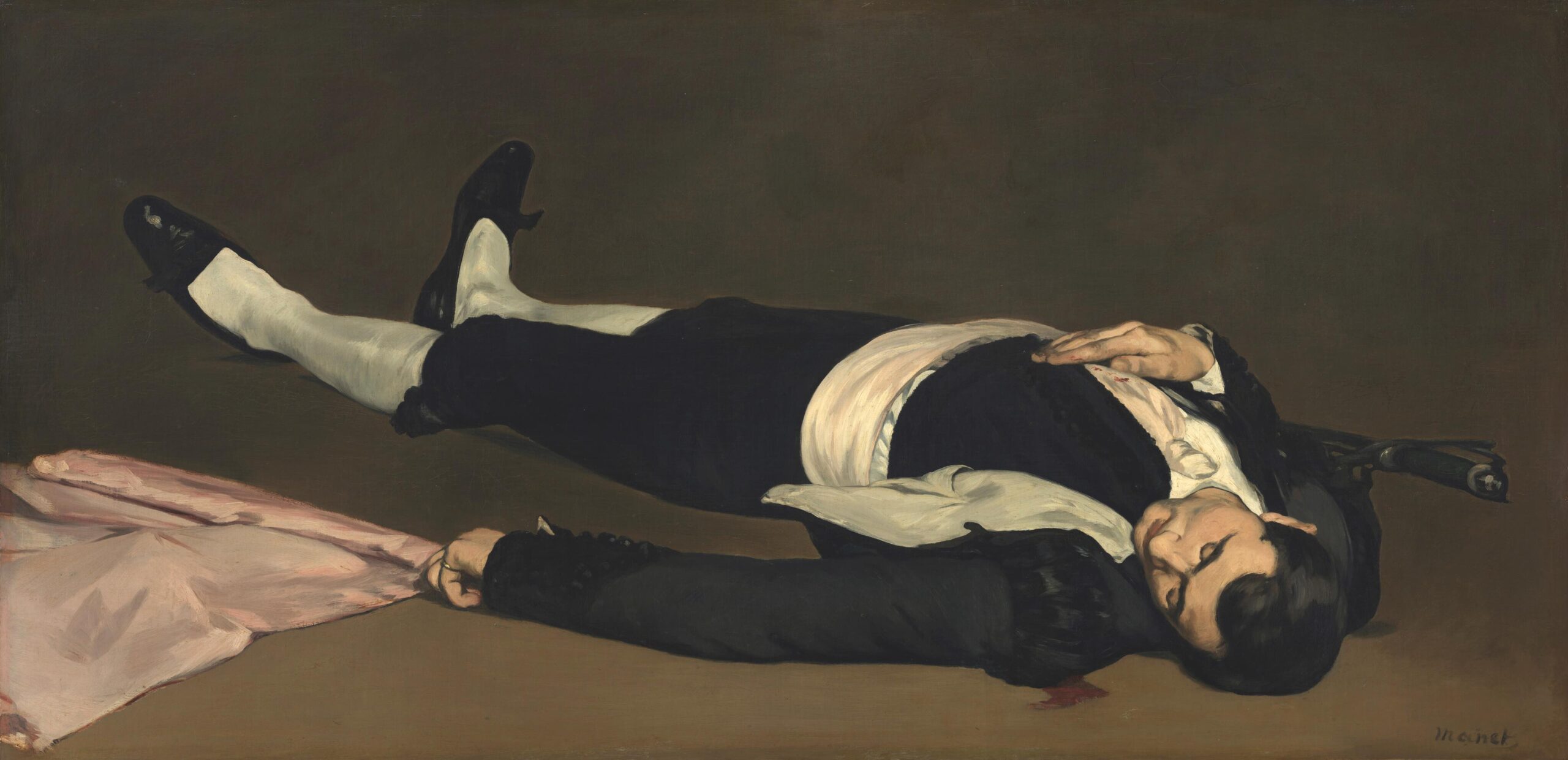 Édouard Manet (1832-1883), L’Homme mort [dit aussi Le Torero mort], 1864 Huile sur toile, 75,9 x 153,3 cm. Washington, National Gallery of Art Photo courtesy The National Gallery of Art, Washington
