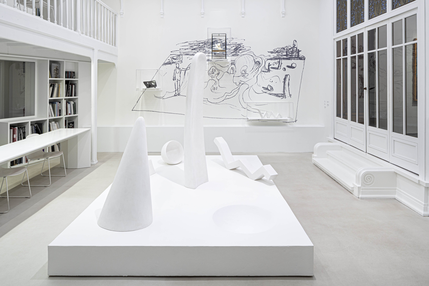 Vue de l’exposition, institut Giacometti, Paris 2022. © Fondation Giacometti
