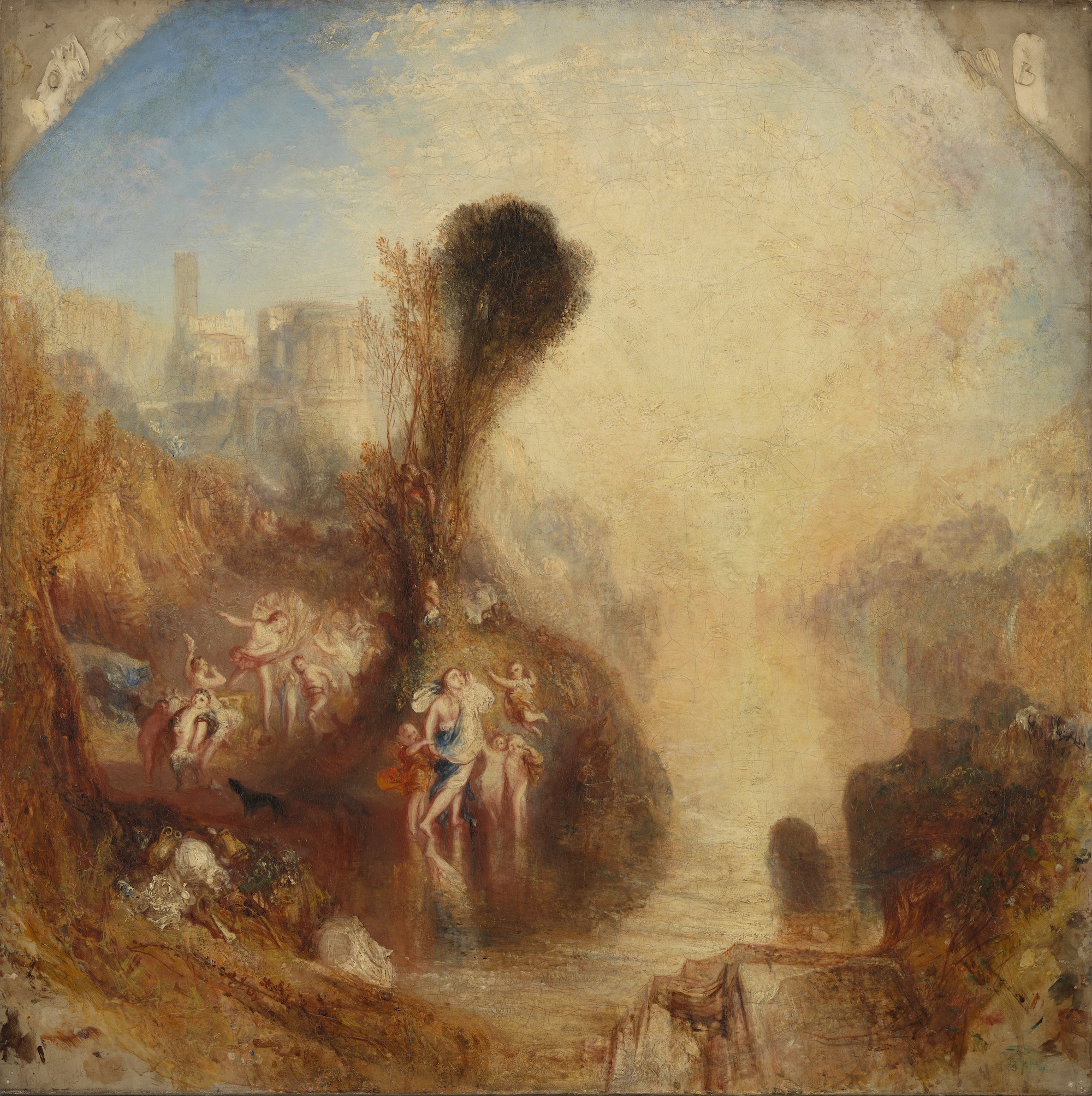Joseph Mallord William Turner (1775-1851), Bacchus et Ariane, exposé en 1840. Huile sur toile. 78,7 x 78,7 cm. Londres, Tate. Photo service de presse. © Tate