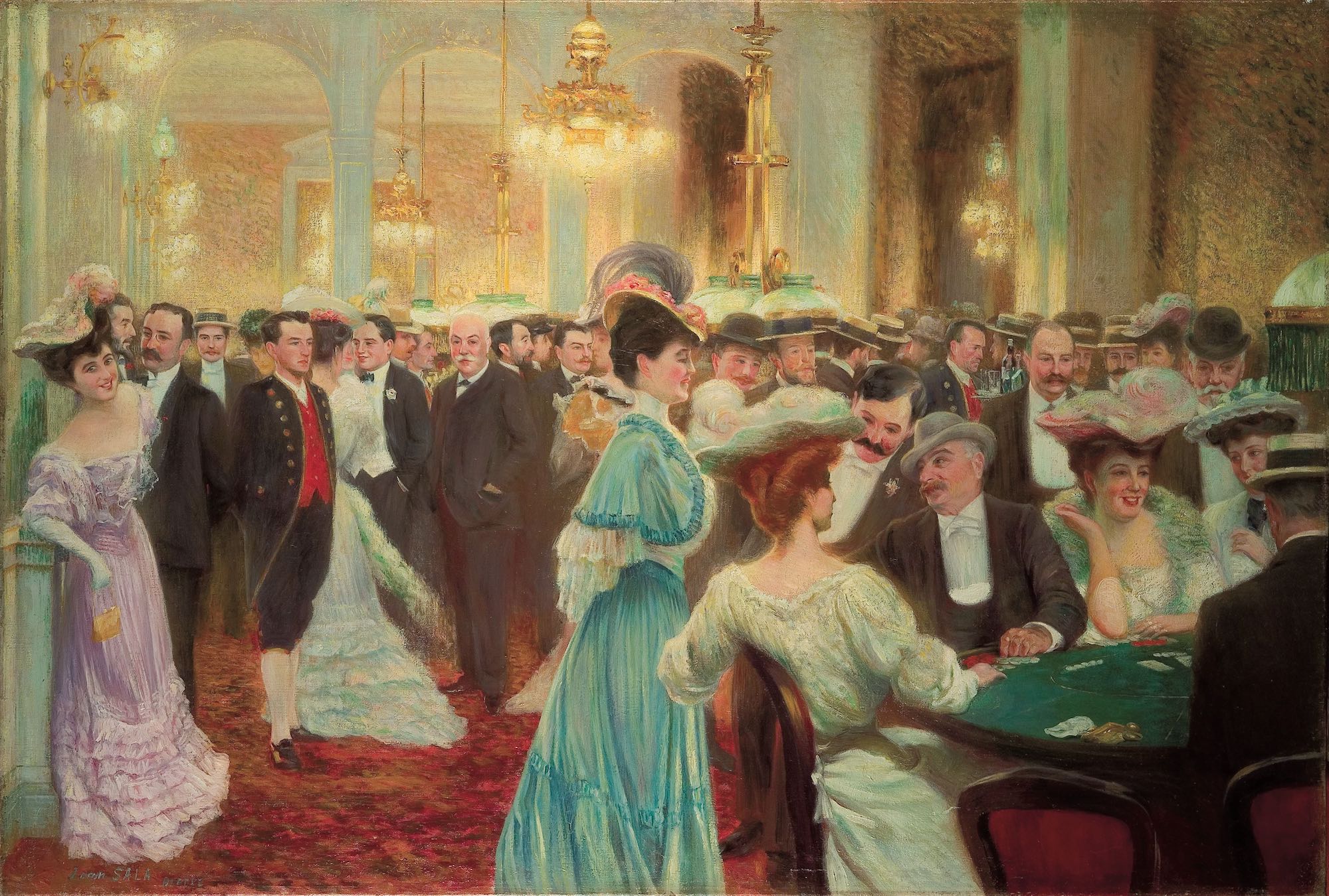 Jean Sala (1869-1918), Casino à Dieppe. Huile sur toile, 57 x 83 cm. Collection particulière. Photo service de presse. © Jean-Paul Morin