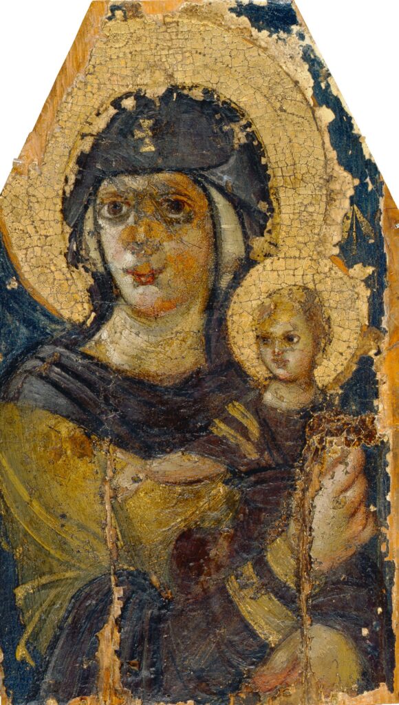 Vierge à l’Enfant, VIe ou VIIe siècle. © Musée Khanenko