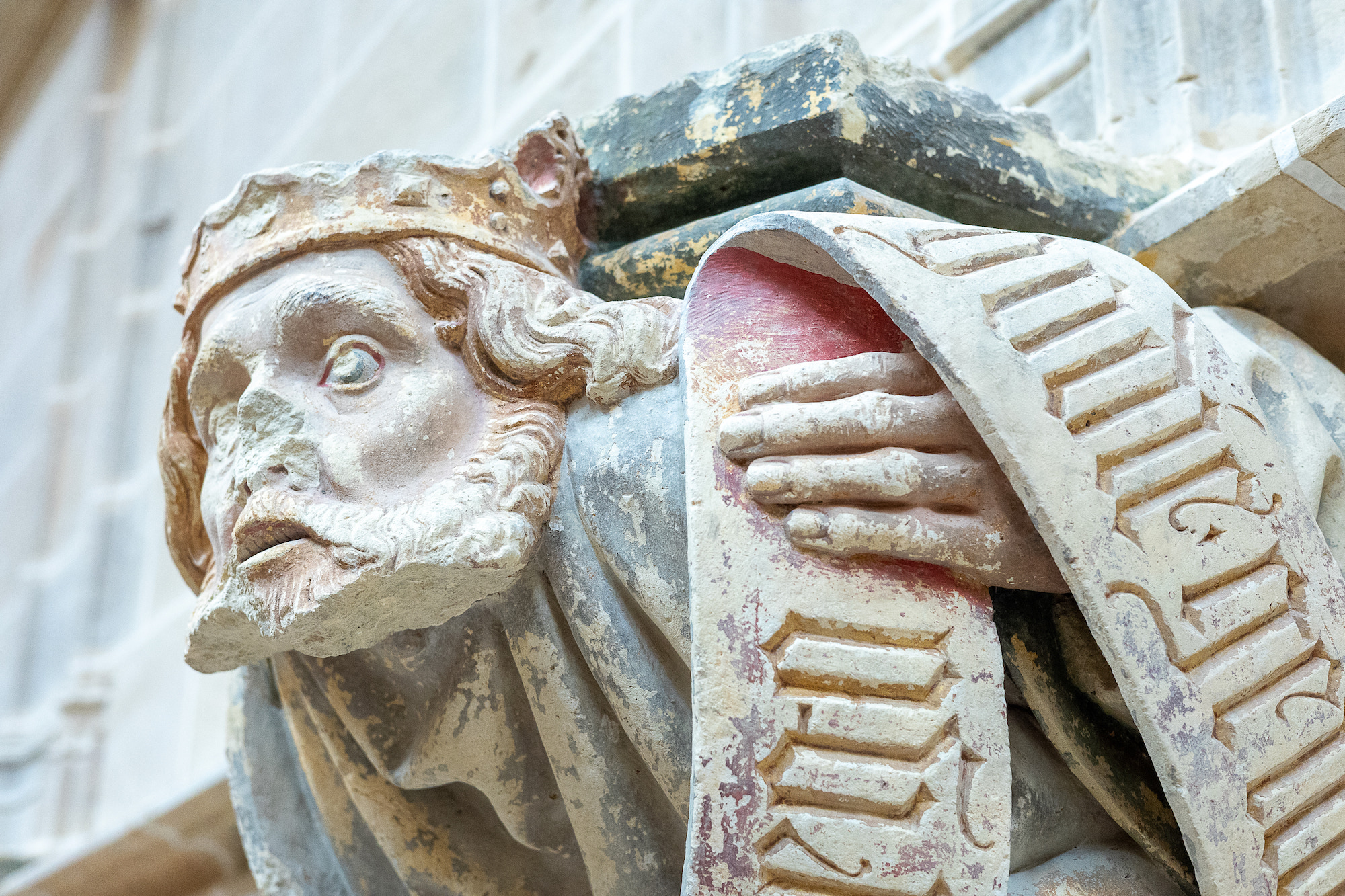 Console du prophète David dans la chapelle Jean de Bourbon. Photo service de presse. © Mollygraphy – CMN