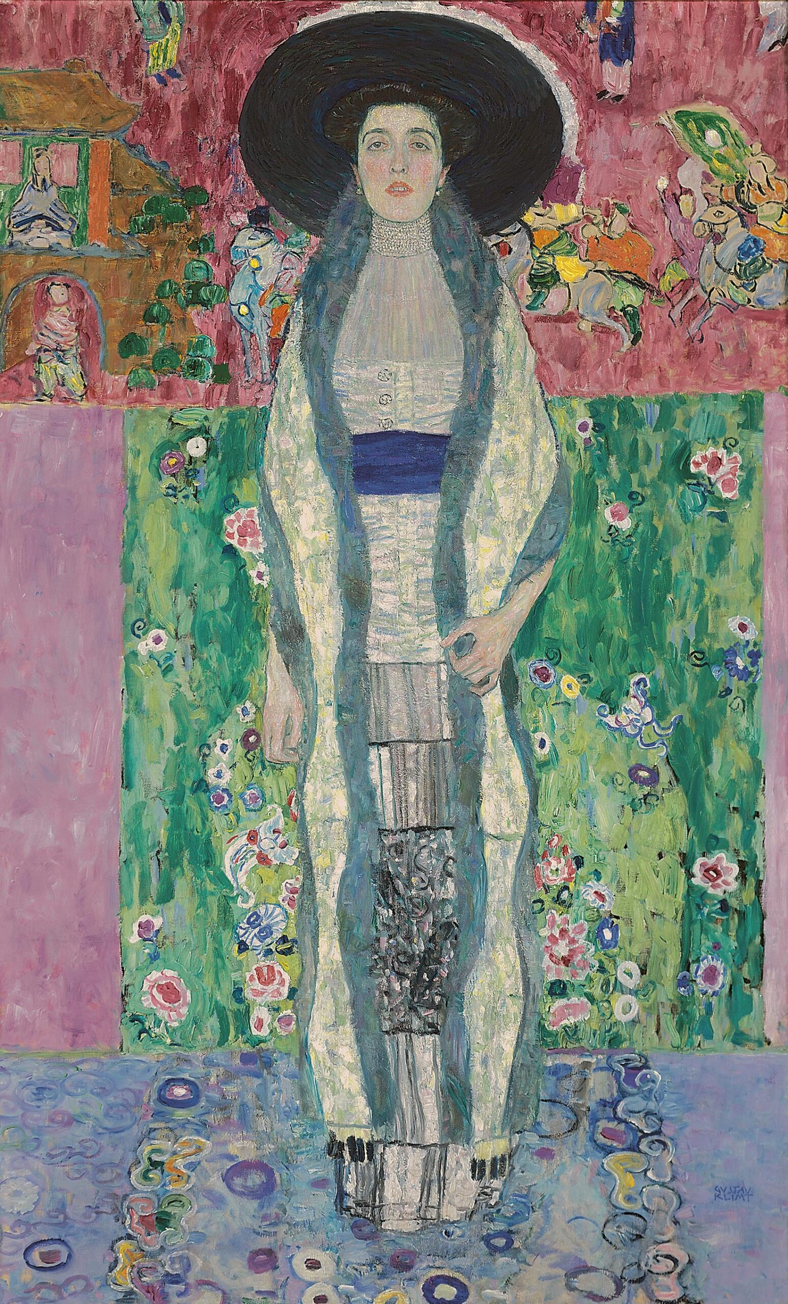 Gustav Klimt (1862-1918), Portrait d’Adele Bloch-Bauer II, 1912. Huile sur toile, 190 x 120 cm. Collection privée. Photo service de presse. © Courtesy of HomeArt