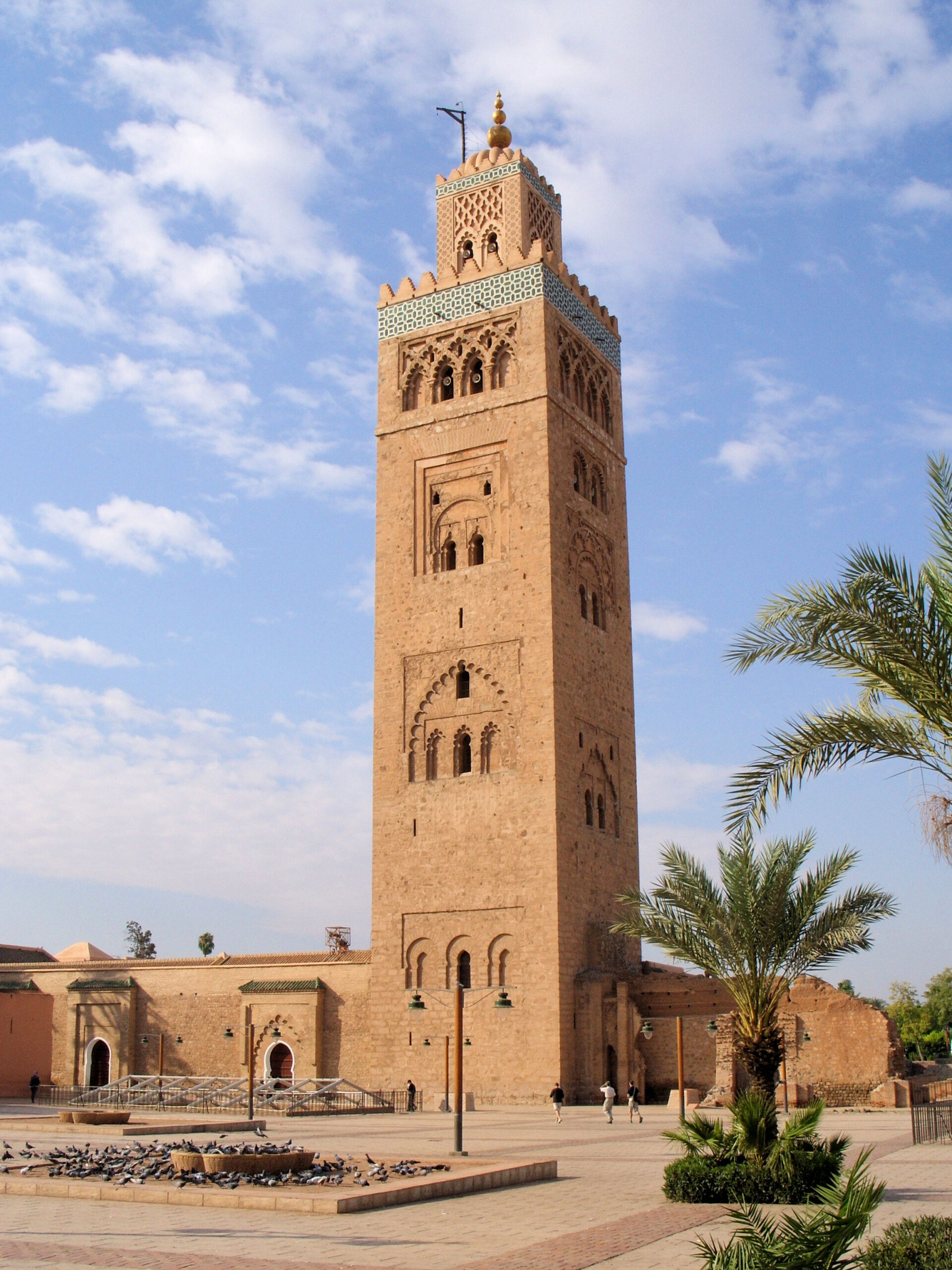 À Marrakech, le minaret de la Koutoubia avant le séisme. CC BY-SA 4.0