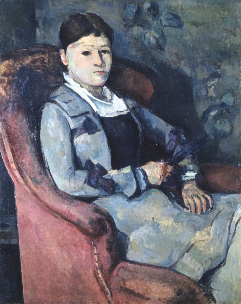 Paul Cézanne (1839-1906), Mme Cézanne à l’éventail, 1878-88. Huile sur toile, 92,5 x 73 cm. Zurich, Kunsthaus. Photo © Kunsthaus Zürich