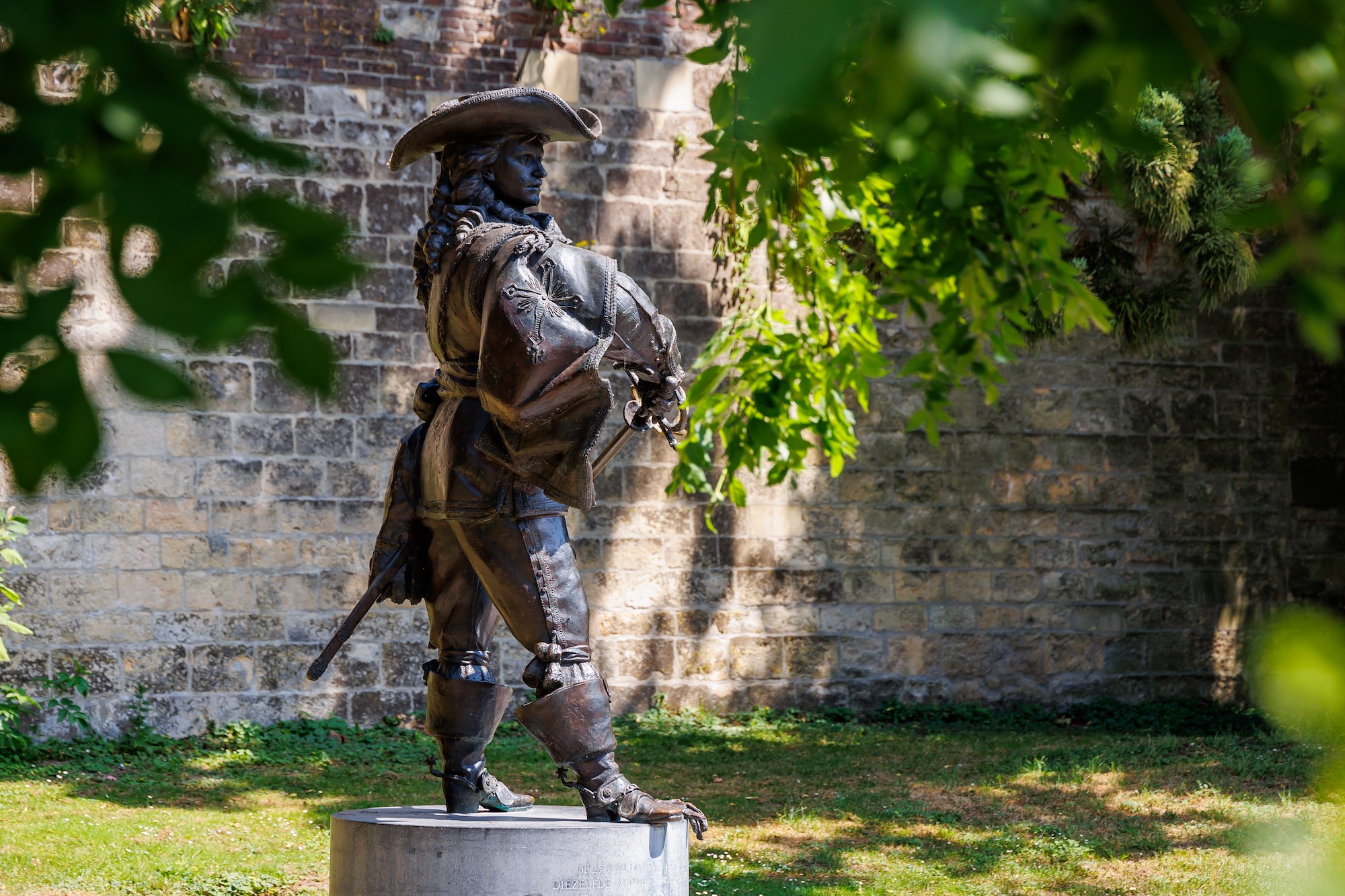 Statue de d'Artagnan à Maastricht par l'artiste Alexander Taratynov. Photo service de presse. © Jean-Pierre Geusens