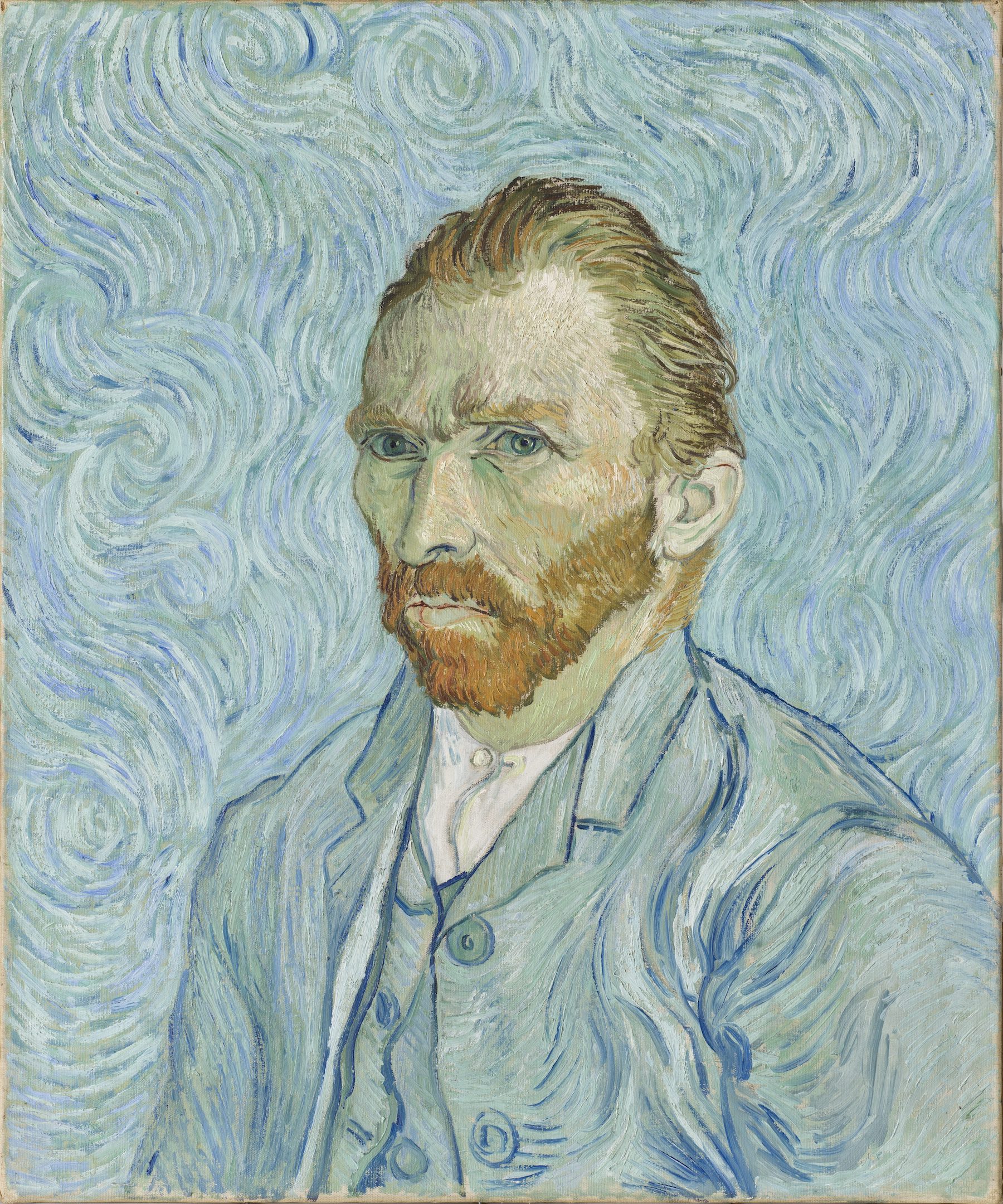 Vincent van Gogh (1853-1890), Autoportrait, 1889. Huile sur toile, 65 x 54 cm. Paris, musée d’Orsay. Photo service de presse. © Musée d’Orsay, dist. RMN / P. Schmidt