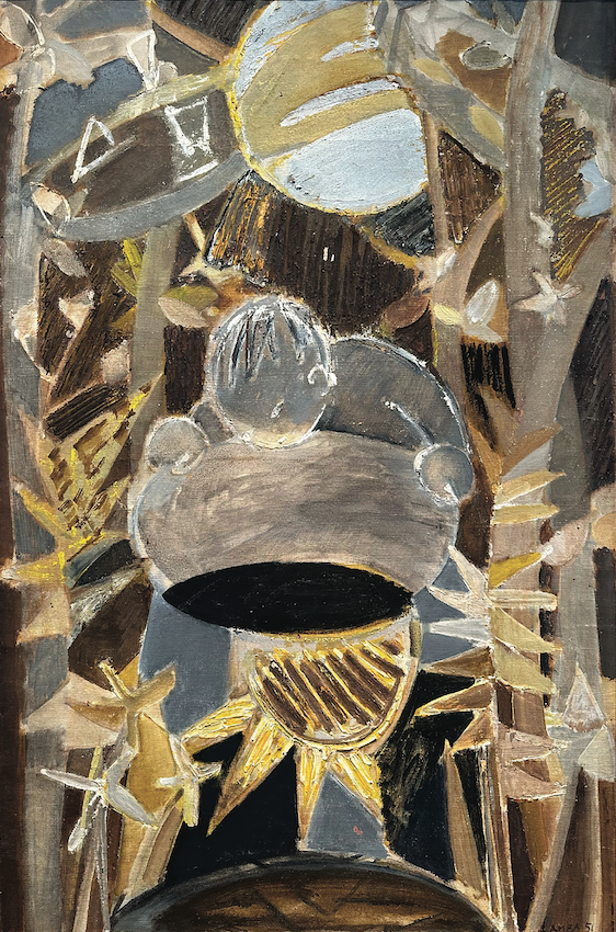 Jacqueline Lamba (1910-1993), L’enfant au puits, 1951. Huile sur toile, 99 x 75 cm. © Adagp, Paris, 2023