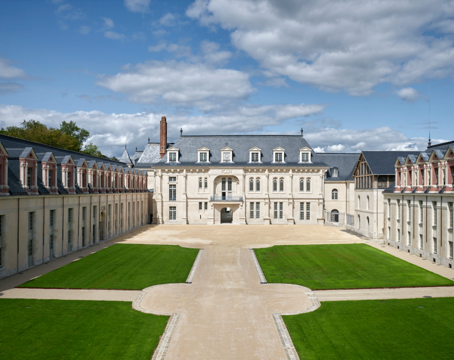 Château de Villers-Cotterêts, cour des offices (après restauration). Photo service de presse. © Pierre-Olivier Deschamps / Agence Vu’ – CMN