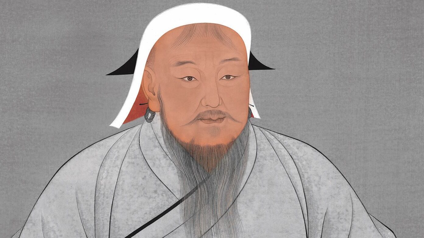 Portrait de Gengis Khan (détail). © Ulaanbaatar, Chinggis Khaan National Museum