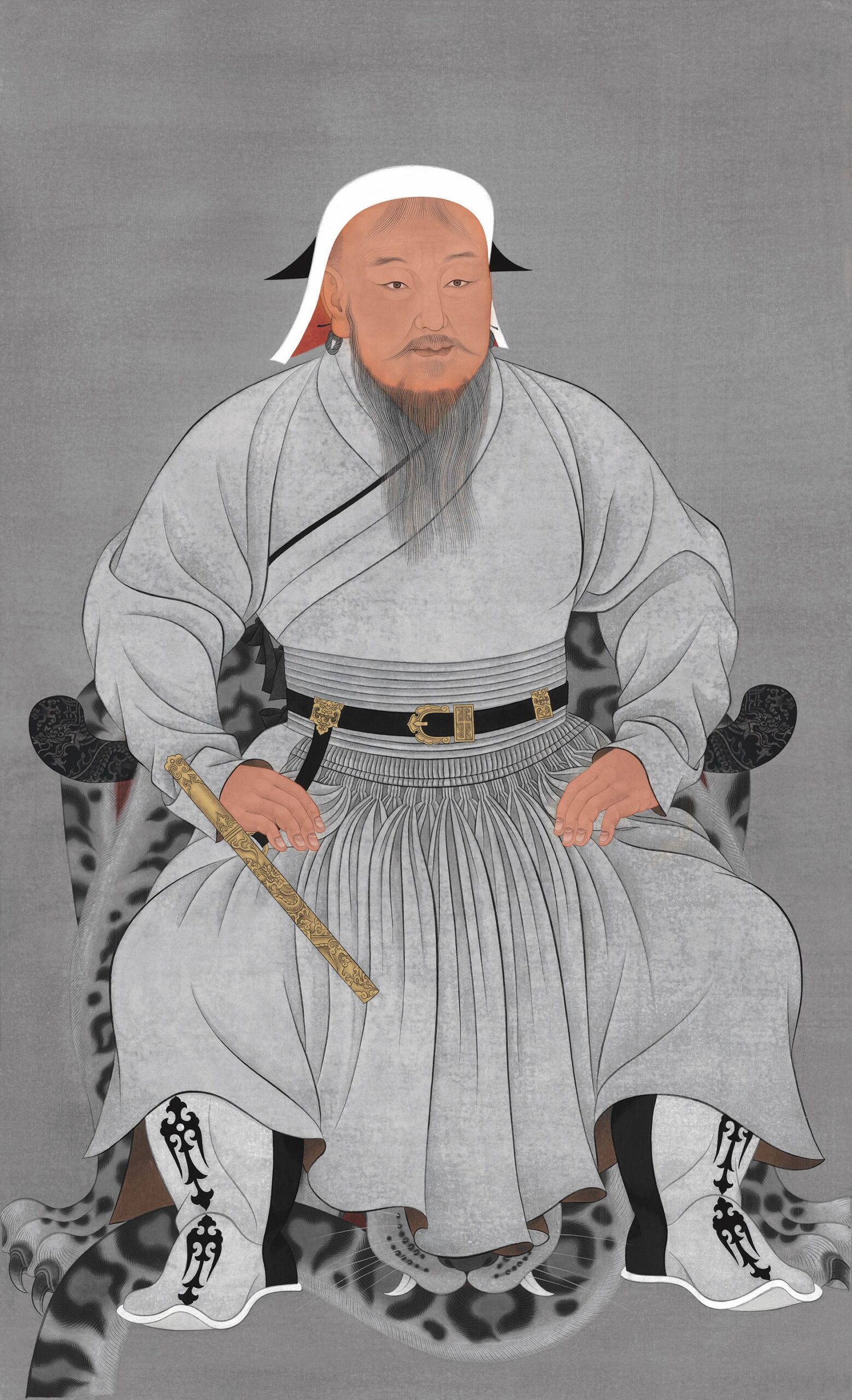 Portrait de Gengis Khan. © Ulaanbaatar, Chinggis Khaan National Museum