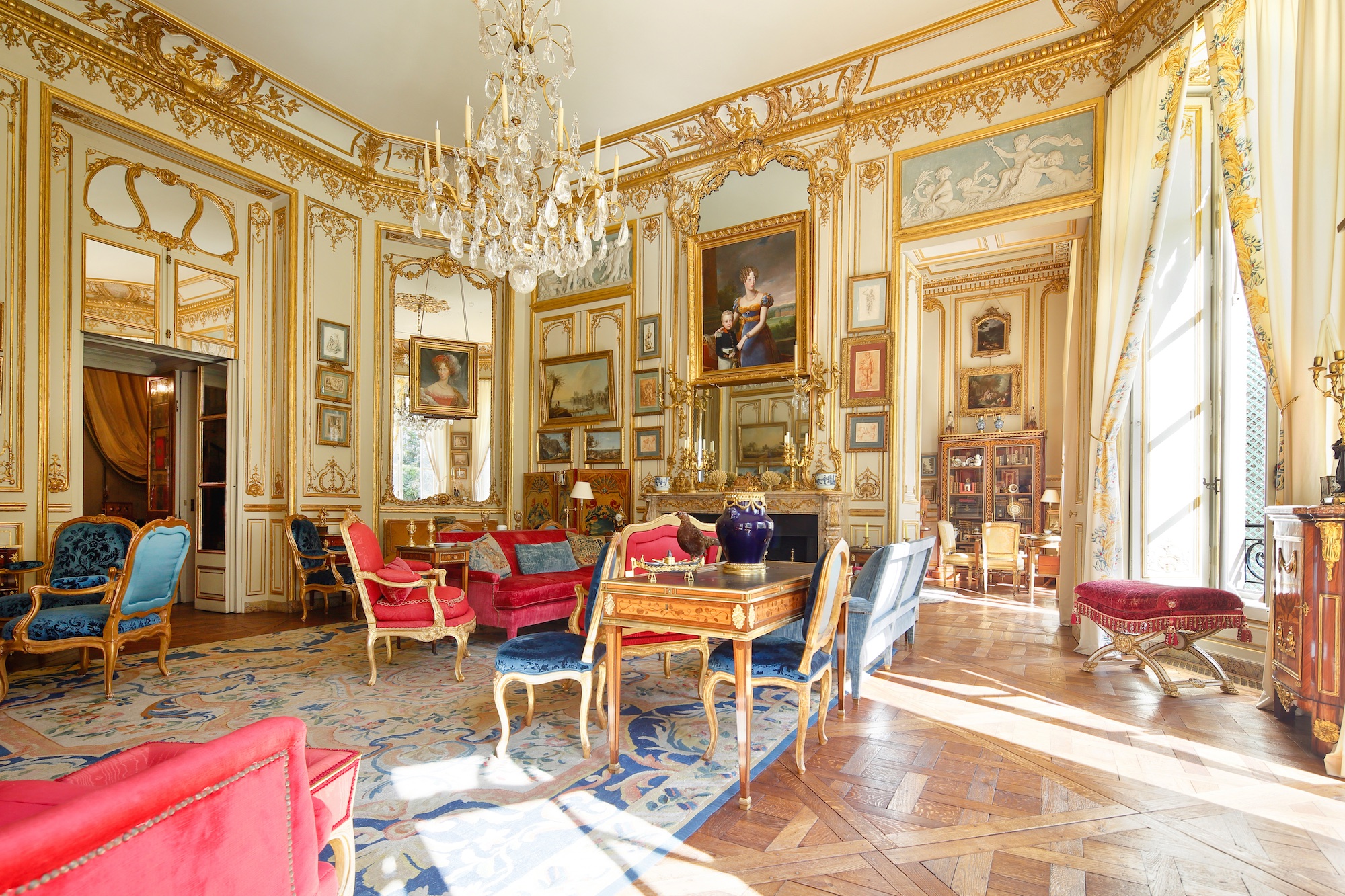 La duchesse de Berry régnait sur le grand salon de l’hôtel de Lannion. © Sotheby’s Art Digital Studio