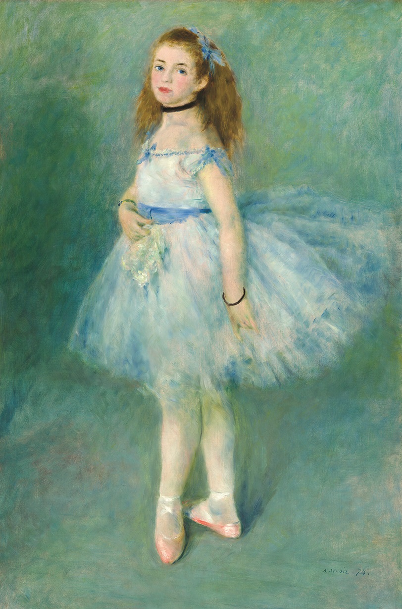 Auguste Renoir (1841-1919), Danseuse, 1874. Huile sur toile, 142,6 x 94,3 cm. Washington, The National Gallery of Art. Photo service de presse. © Image courtesy of the National Gallery of Art, Washington