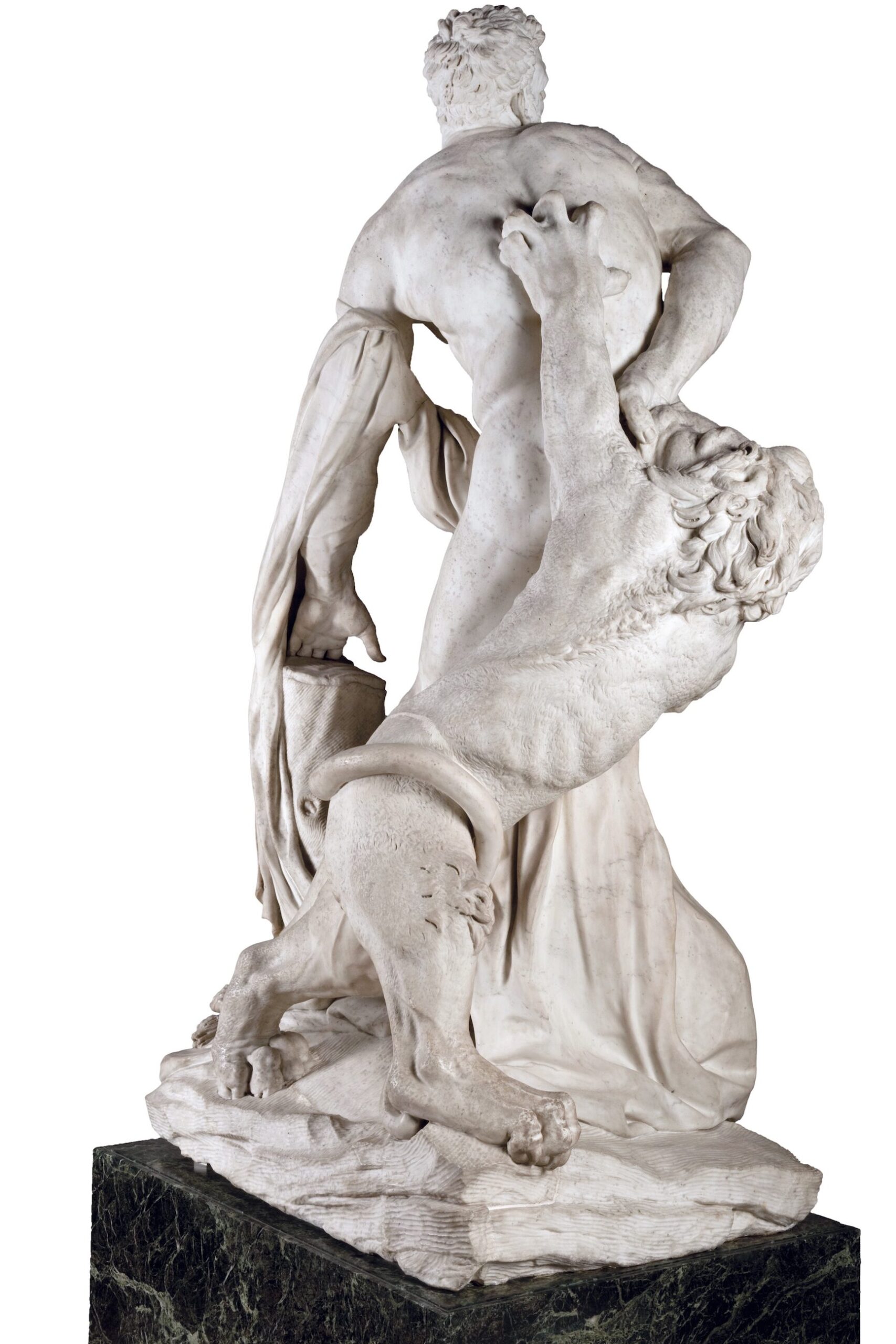 Pierre Puget (1620-1694), Milon de Crotone, 1671‑1682. Marbre de Carrare, 270 x 140 x 91 cm. Paris, département des Sculptures du musée du Louvre. © Musée du Louvre, dist. RMN – P. Fuzeau