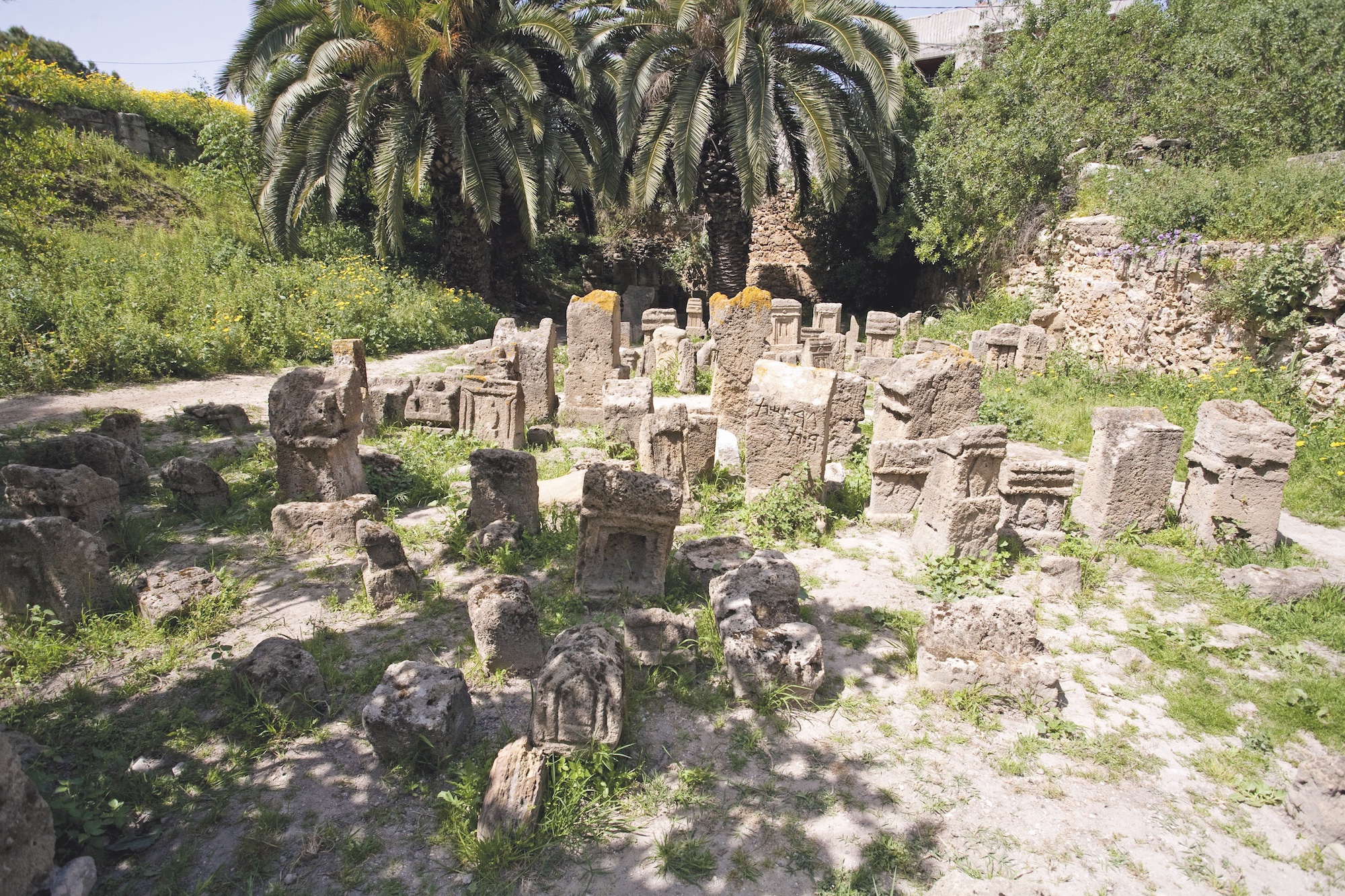 Vue sur le tophet de Carthage. © Bridgeman Images