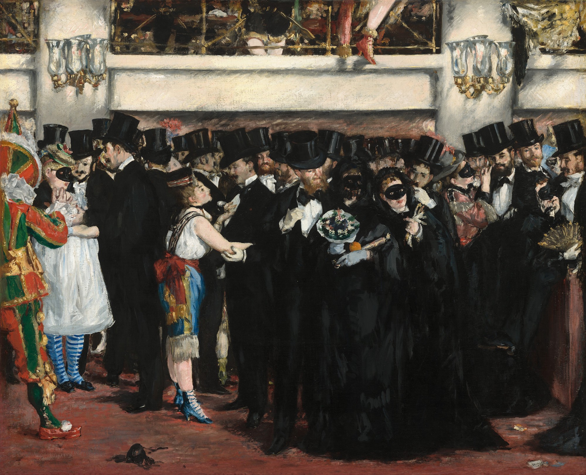 Édouard Manet (1832-1883), Le Bal de l’Opéra, 1874. Refusé au Salon de 1874. Huile sur toile, 59,1 x 72,5 cm. Washington, National Gallery of Art. Photo courtesy National Gallery of Art, Washington