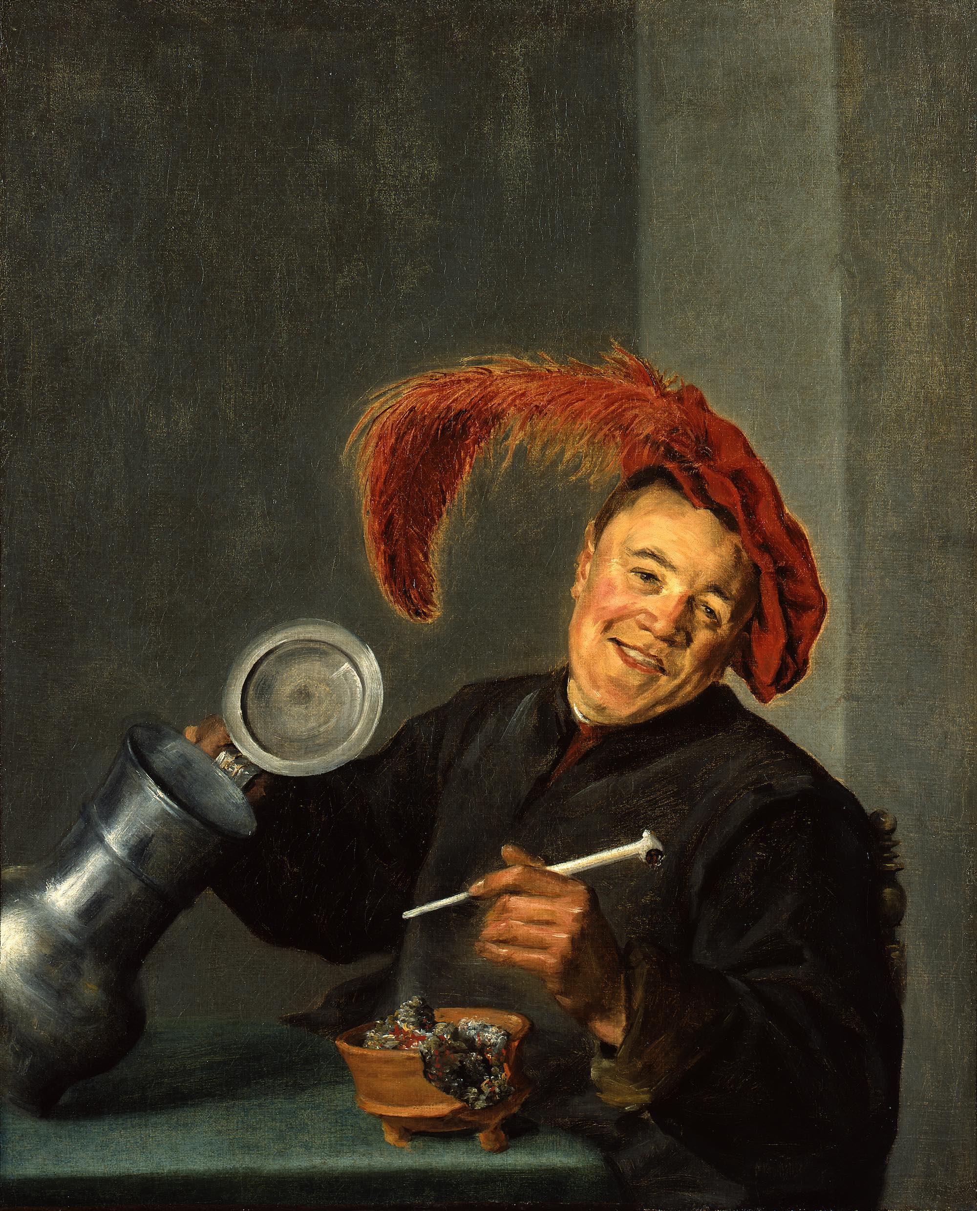 Judith Leyster (1609-1660), Le joyeux buveur, vers 1630. Huile sur toile, 77 x 63 cm. Berlin, Staatliche Museen zu Berlin, Gemäldegalerie. Photo service de presse. © Jörg P. Anders