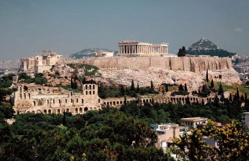L’acropole d’Athènes.