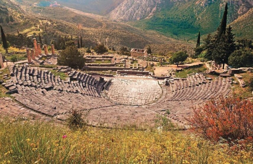 Théâtre antique de Delphes.