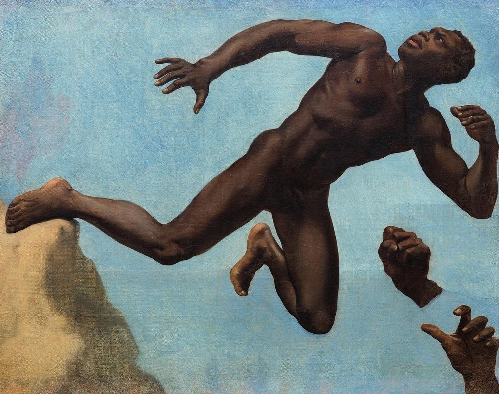 Théodore Chassériau, Étude d’après le modèle Joseph, dit aussi Étude de Noir, 1839. Huile sur toile, 55 x 73,5 cm.