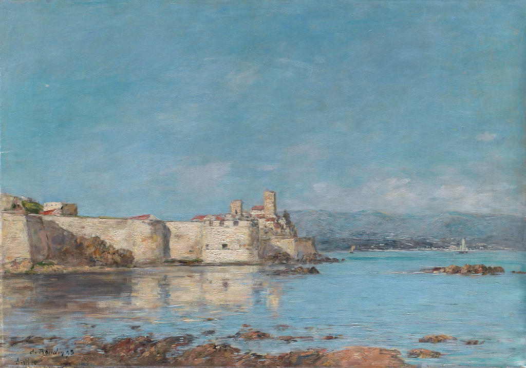 Eugène Boudin, Le Port d’Antibes, 1893. Huile sur toile, 46 x 66 cm. Paris, musée d’Orsay.