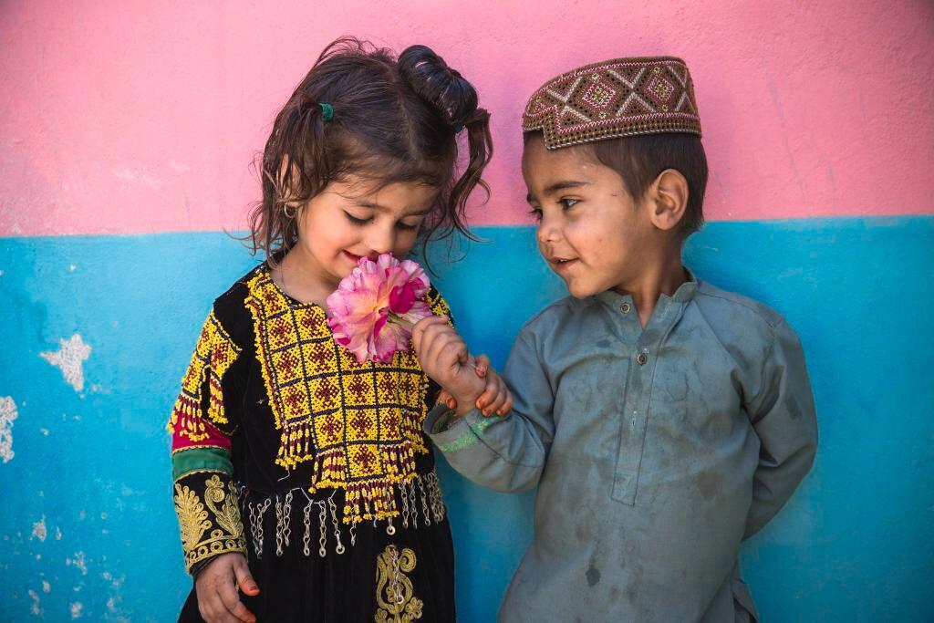 Oriane Zérah, Deux enfants, Khost, Afghanistan, 2023.