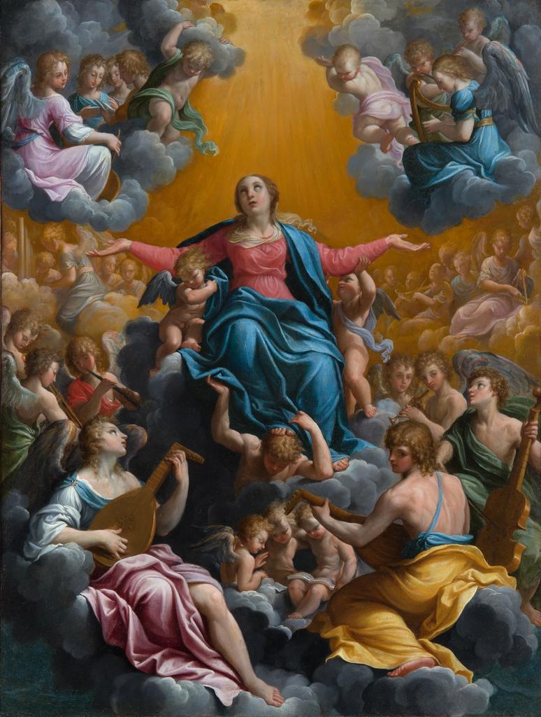 L’Assomption de la Vierge, vers 1598-1599. Huile sur cuivre, 58 x 44,4 cm. Francfort, Städel Museum.