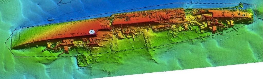 Image multifaisceaux du Keith en 2019. 