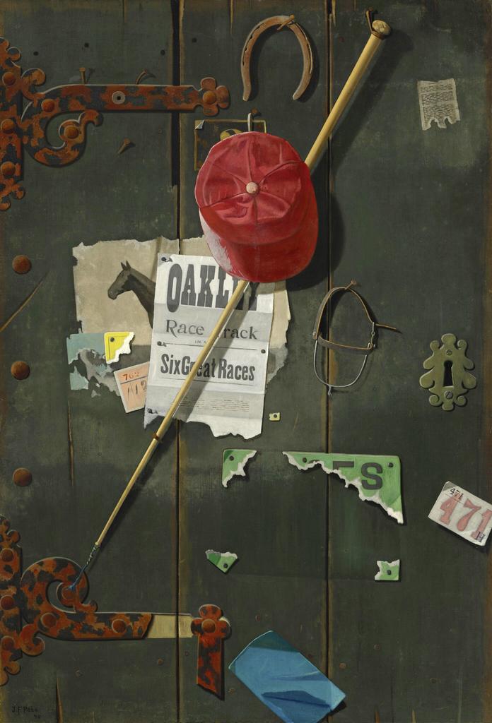 John Frederick Peto (1854-1907), Pour la piste, 1895. Huile sur toile, 110,5 x 75,9 cm. Washington,National Gallery of Art.