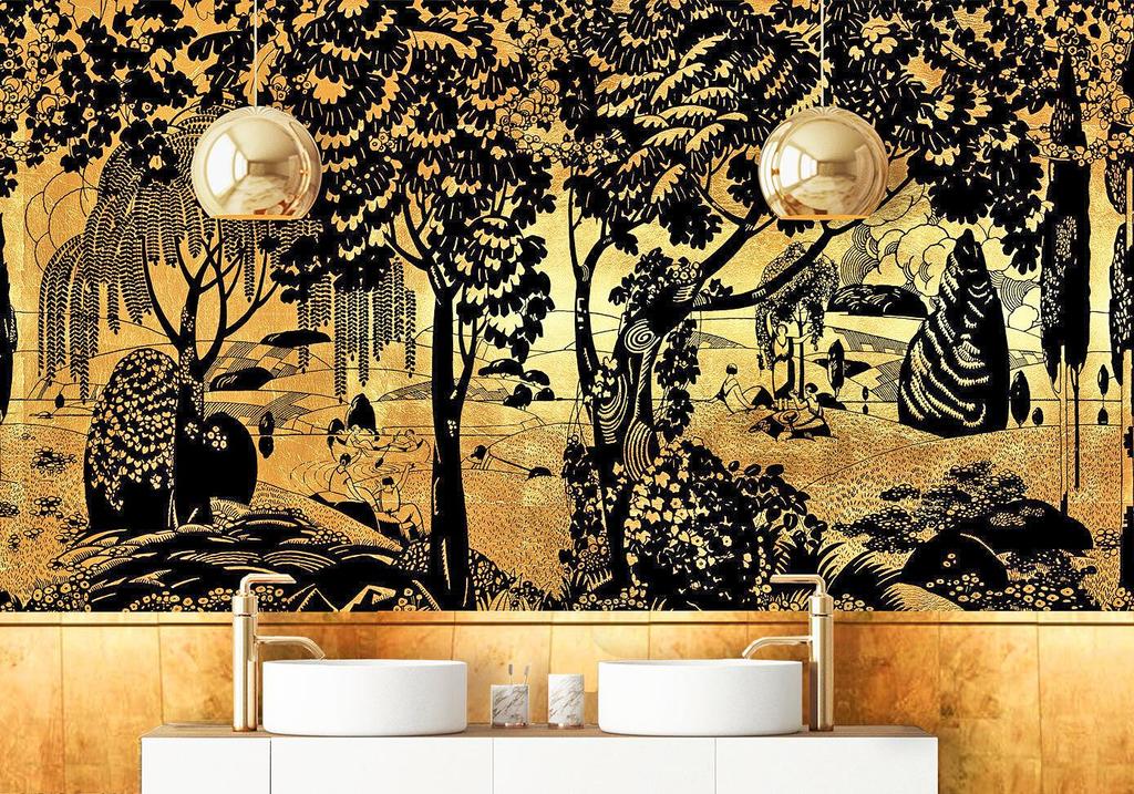 Atelier Grand Siècle, création de papiers peints de style Art déco.