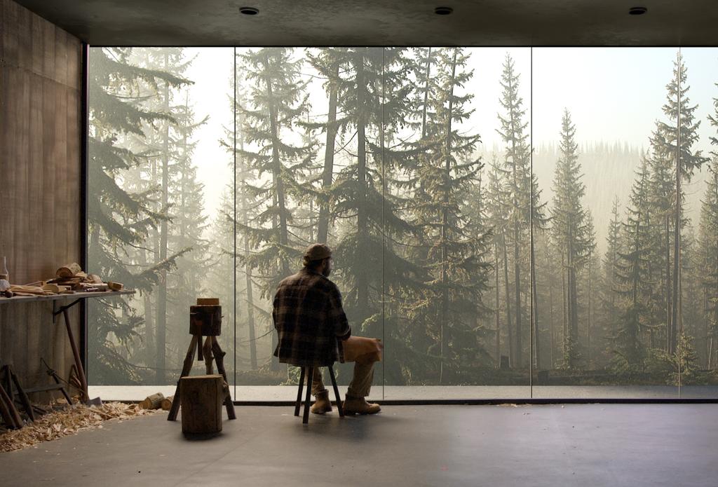 David Claerbout, The Woodcarver and the Forest, 2025. Extrait. Courtesy de l’artiste et des galeries Pedro Cera, Annet Gelink, Sean Kelly, Greta Meert, Esther Schipper, Rüdiger Schöttle.