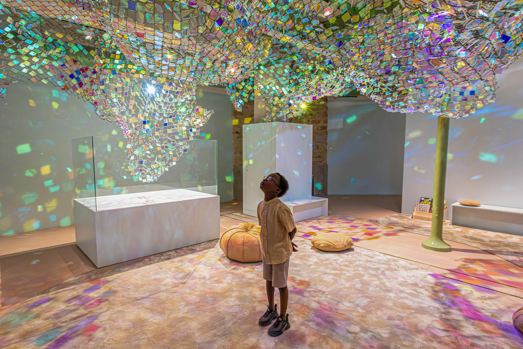 Vue de l’exposition « Transparence » au Palais des enfants.