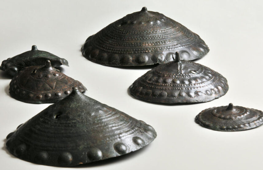 Objets du dépôt de l'Âge du bronze de Moriez, Jas de Bernard, Musée de Préhistoire des gorges du Verdon.