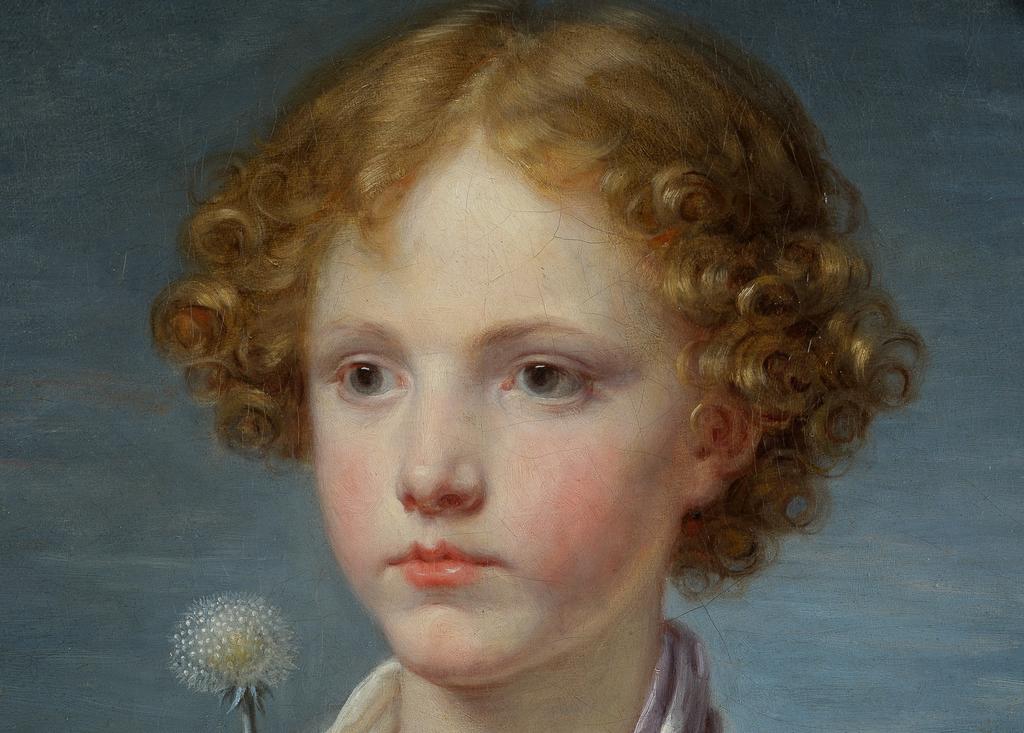 Jean-Baptiste Greuze (1725-1805), Jeune berger qui tente le sort pour savoir s’il est aimé de sa bergère (détail), 1760-1761. Huile sur toile, 72,5 x 59,5 cm. Paris, Petit Palais – musée des Beaux-Arts de la Ville de Paris.