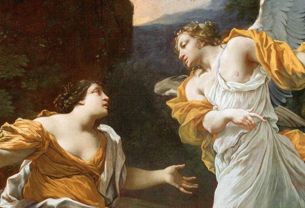 Détail de la couverture de l'ouvrage de Damien Tellas, Michel Dorigny 1616-1665. Vouet en héritage, Arthena, 2025.